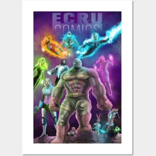 ECRUCOMICS team Posters and Art